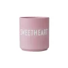 Design Letters ApS Henkelbecher>Favourite Cups Sweetheart rosa 8,5x8cm, Friendship