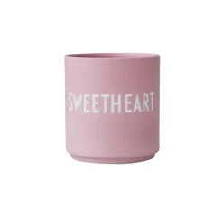 Design Letters ApS Henkelbecher>Favourite Cups Sweetheart rosa 8,5x8cm, Friendship