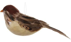Shishi AS Dekoration>Feather sparrow, 18cm