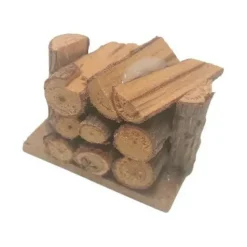 Det Gamle Apotek Dekoration>Feuerholzstapel für Wichtel, H4cm, B3cm