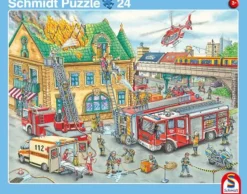 Schmidt Spiele Kleinkindpuzzle|Spielen>Feuerwehr/Polizei - Rahmenpuzzle 24/40 Teile