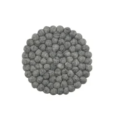 Frida Feeling GmbH Tischdecken, Untersetzer Und Co>Filz Untersetzer dicke Kugeln, Ø ca. 21 cm - Stein