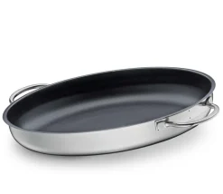 Küchenprofi Pfannen Aluguß Und Versiegelte>Fischpfanne oval, 38 cm