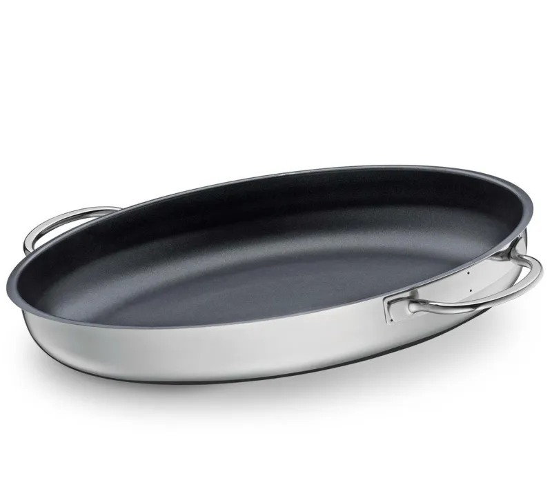 Küchenprofi Pfannen Aluguß Und Versiegelte>Fischpfanne oval, 38 cm