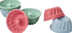 Lurch Backformen>Flexiform Muffinliner Gugelhupf 6er Set Pastel Mix