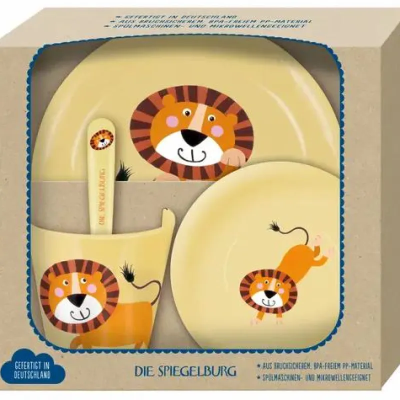 COPPENRATH SPG Kinder>Freche Rasselbande - Geschirr Geschenkset Löwe