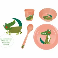 COPPENRATH SPG Kinder>Freche Rasselbande - Geschirr Geschenkset Krokodil