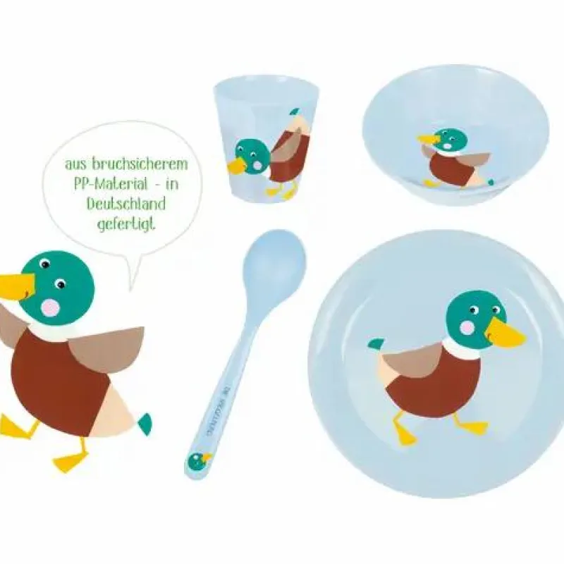 COPPENRATH SPG Kinder>Freche Rasselbande - Geschirr Geschenkset Ente