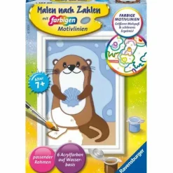 Ravensburger Malen Und Zeichnen>Fröhliche Otter - Malen nach Zahlen