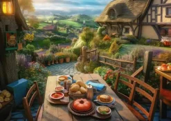 Schmidt Spiele Erwachsenenpuzzle>Frühstück mit Aussicht - Puzzle 1000 Teile