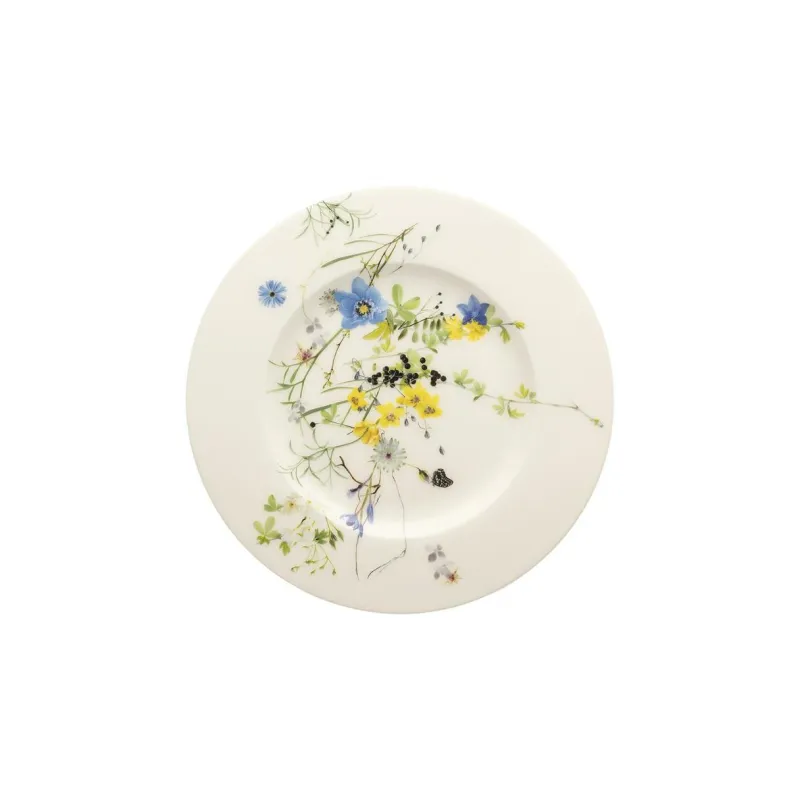 Rosenthal Farbe>Frühstücksteller Fahne, 19 cm, Brillance / Fleurs