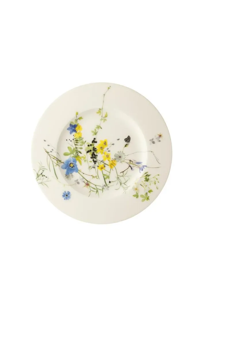 Rosenthal Farbe>Frühstücksteller Fahne, 19 cm, Brillance / Fleurs