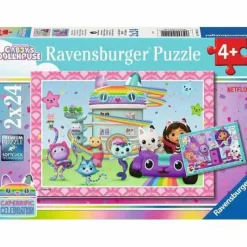 Ravensburger Kinderpuzzle>Gabby's Dollhouse: Bereit Zu Feiern! - Puzzle 2x24