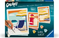 Ravensburger Malen Und Zeichnen>Gallery Wall Set - At the Beach - Malen nach Zahle
