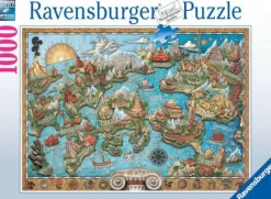 Ravensburger Erwachsenenpuzzle>Geheiminsvolles Atlantis - Puzzle 1000 Teile