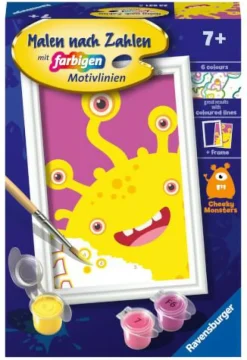 Ravensburger Malen Und Zeichnen>Gelbes Monster - Malen nach Zahlen