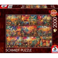 Schmidt Spiele Erwachsenenpuzzle>Genussvolle Auszeit, Auf Reisen 2000 Teile