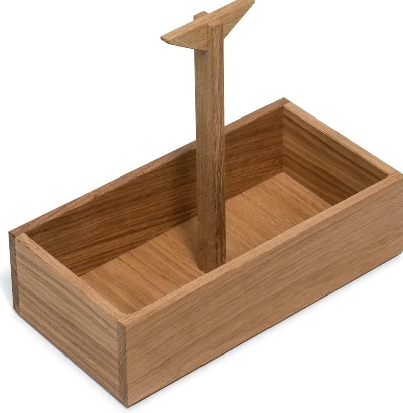 Fairwerk Aufbewahrung Und Wäschesammler>Gewürzkiste mit Griff groß Eiche geölt/Violan