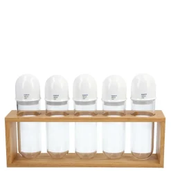 KPM Weiß>Gewürzregal LAB Weiss/Eiche