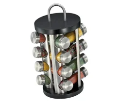 Küchenprofi Gewürzmühlen, Spender Und Mörser>Gewürzständer rund schwarz