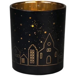 Räder Kerzen, Leuchter Und Zubehör>Glanzlicht „Lichtstadt", D 8,5cm H 10cm