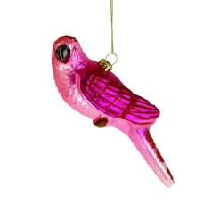 Werner Voß Baumschmuck Und Zubehör>Glashänger Papagei pink 5x17cm