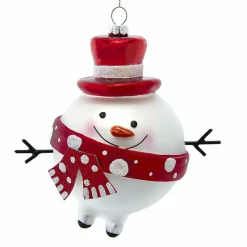 Kurt S. Adler Baumschmuck Und Zubehör>Glass Red & White Snowman