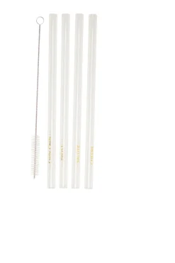 Räder Barzubehör>Glastrinkhalm „APÉRO", 4er Set