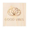Räder Geschenkverpackung Und Kleine Aufmerksamkeiten>Glückskästchen „Good Vibes", 4,3x4,3x3,3cm