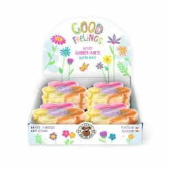 Trendhaus Kneten Und Modellieren>Glitzer-Glibber-Knete 35g 4-farbig