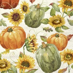 IHR Servietten Und Serviettenringe|Servietten>GLORY HARVEST cream Lunch-Servietten L 966460