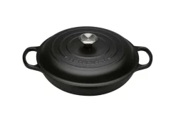 Le Creuset Töpfe Guss Und Silagan>Gourmet Profitopf Signature 30 cm Schwarz