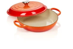 Le Creuset Töpfe Guss Und Silagan>Gourmet Profitopf Signature 30 cm Ofenrot