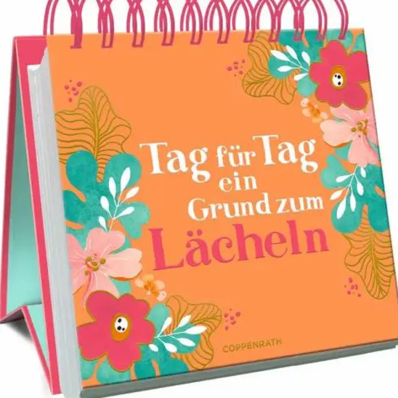 COPPENRATH SPG Geschenkbücher>Gr. Spiralaufstellbuch Tag Für Tag Ein Grund Zum L