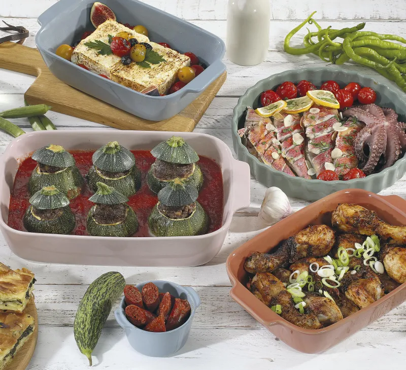 Küchenprofi Auflauf>Gratinform Porto 36cm coral