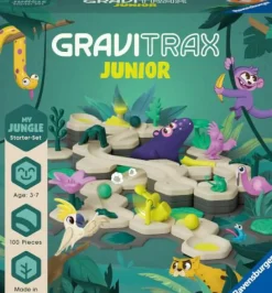 Ravensburger Klemm- Und Magnetbaukästen>GraviTrax Junior - Starter-Set L: Jungle