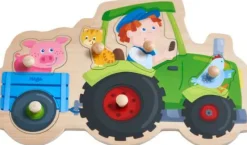Haba Kleinkindpuzzle|Spielen>Greifpuzzle Lustige Traktorfahrt