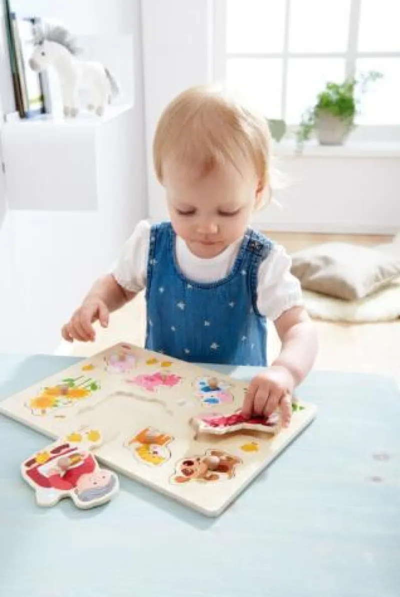 Haba Kleinkindpuzzle|Spielen>Greifpuzzle Oma Lenis Tiere