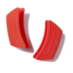 Le Creuset Küchentextilien>Griffschutz Silikon 2er-Set Ofenrot