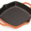 Le Creuset Pfannen Guß Und Schmiedeeisen>Grillpfanne mit zwei Griffen 30 cm Ofenrot