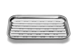 Weis & Cie. GmbH Grillzubehör>Grillschale aus Edelstahl 34,5 x 24 cm