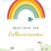 COPPENRATH SPG Karten>Grußkarte - Alles Gute zur Erstkommunion (m.Regenb