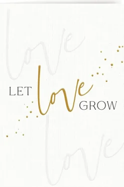 COPPENRATH SPG Karten>Grußkarte mit Kuvert - Let Love grow