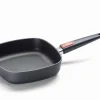 Woll Pfannen Guß Und Schmiedeeisen>Gusspfanne, viereckig Nowo Titanium 24x24cm Indukt