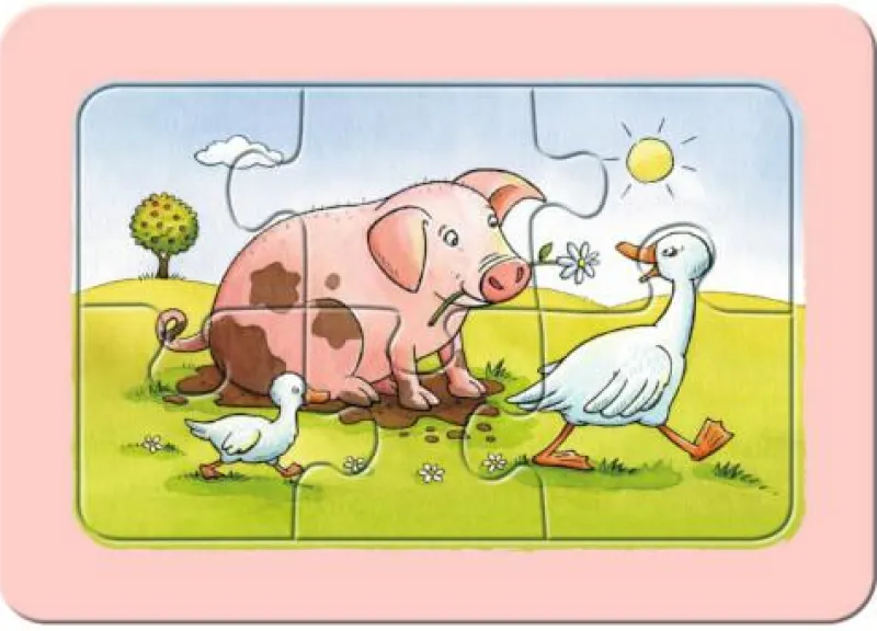 Ravensburger Kleinkindpuzzle|Spielen>Gute Tierfreunde - Puzzle 3x6 Teile