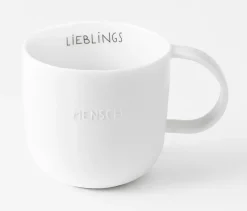 Räder Henkelbecher>Guten Morgen Tasse „Lieblingsmensch"