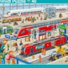 Schmidt Spiele Kleinkindpuzzle|Spielen>Hafen/Bahnstation - Rahmenpuzzle 24/40 Teile