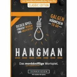 Denkriesen Familien- Und Gesellschaftsspiele>HANGMAN - Classic Edition Galgenmännchen to go