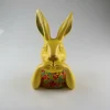 AM Design Haus Und Küche>Hase gelb mit Blumen 23cm