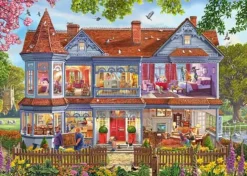 Schmidt Spiele Erwachsenenpuzzle>Haus im Frühling - Puzzle 1000 Teile